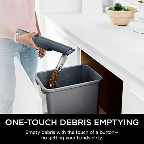 Shark WV410BL WANDVAC Cordless Hand Vacuum, Ultra-Lightweight & Portable with Powerful Suction & Tools for Pets, Designed for Car & Home, Dark Blue 7