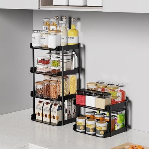 Altdnmaf 6 Tier Vertical Narrow Shoe Rack, Stackable Tall Skinny Shoerack, Compact Single Shoes Storage Tower for Slim Space, Corner Plastic Shelves, for Hallways, Entryway, Bedrooms Organizer, Black 6