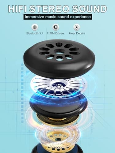 LC-dolida Sleep Headphones, 3D Sleep Mask Bluetooth Wireless Music Eye Mask, Sleeping Headphones for Side Sleepers Sleep Mask with Bluetooth Headphones Ultra-Thin Stereo Speakers Perfect for Sleeping 5