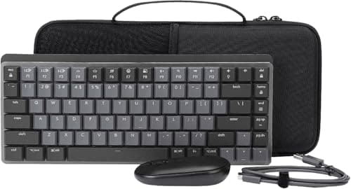 co2CREA Hard Case Compatible with Logitech MX Mechanical Mini Wireless Illuminated Keyboard (Case Only) 8