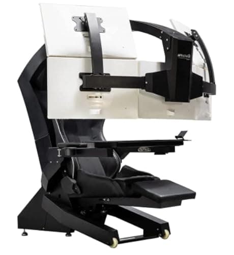 Imperatorworks IW 320 Brand Racing Gaming Chair, Computer Chair for Office and Home; Regular for 3 Screens or Upto 5 Monitors with Vibration massasge 7