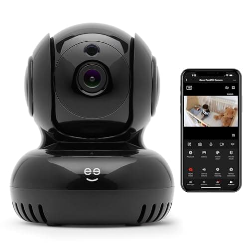 Geeni Sentinel 1080p Security Camera, 24/7 Live Streaming, Pan/Tilt/Zoom, Motion Detection, Night Vision, Two-Way Audio, Alexa & Google Assistant