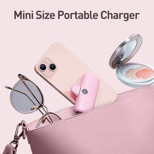 iWALK USB-C Portable Charger for iPhone 15/16, Mini 20W 4,800mAh Wireless Power Bank Fast Charging Travel Battery Pack Compatible with iPhone 16/15/15 Plus/15 Pro/15 Pro Max, Andriod Phone Samsung 6