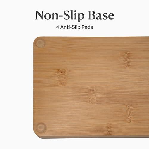 Small Bamboo Tray for Bathroom Countertop - Natural Wooden Bathroom Counter Tray Decor, Spa Skincare Make up Trays for Vanity or Dresser Tops, Neutral Home Decor Aesthetic, Soap Dish, 9 inch 6