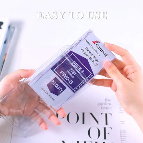 Cruise Ship Essentials for Carnival, Princess, NCL, MSC by JOLLYANTS, Cruise Luggage Tag Holders, Cruise Must Haves Waterproof & Reusable 5