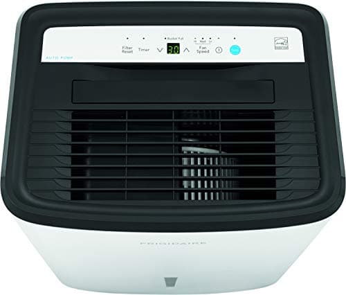 Frigidaire 50 Pint Dehumidifier with Pump. 4,500 Square Foot Coverage. Ideal for Large Rooms and Basements. 1.7 Gallon Bucket Capacity 12