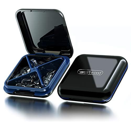 Small Pill Box,Pill Case,Pill Organizer,Travel Waterproof Portable Pocket Pill Box Medicine Organizer,Daily Pill Container for Purses Compact Travel Medicine Holder for Vitamins Medication Black