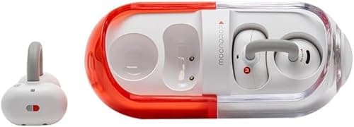 Moondrop Pill Open Ear Headphones OWS Hanging Earphones IPX4 Ear Clip Wireless Earbuds (Red)