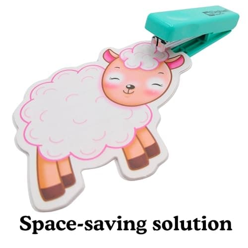 Mini Stapler, Small Stapler, Thin Flat Compact Portable Pocket Slim Cute for Office Students Classroom School Travel (Green) 6