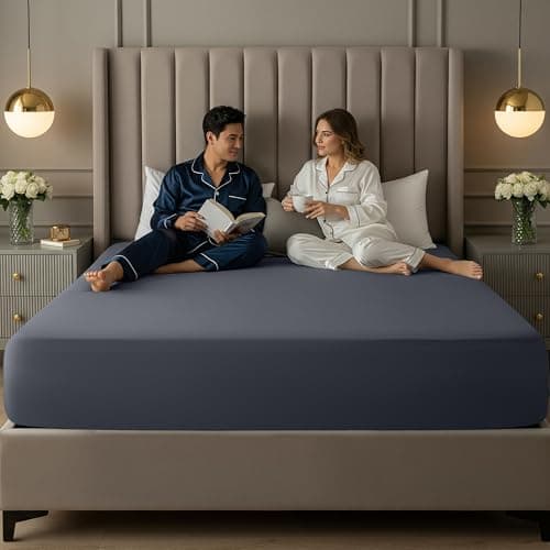 Utopia Bedding Queen Deep Pocket Fitted Sheet – Extra Deep Pocket – Fits up to 21 Inch Mattress – Hotel Luxury – Soft, Breathable and Comfy – Shrinkage and Fade Resistant – Easy Care – (Grey) 9