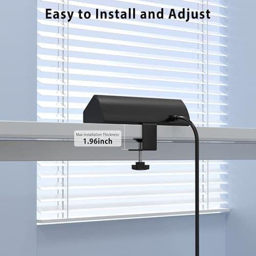 Jgstkcity Desk Clamp Power Strip,45W Fast Charging Station,4 USB-C,4 USB-A,Desk Mount Surge Protector,1875W Extension Cord with Multiple Outlets,ETL Listed,for Home Office Dorm Room 5