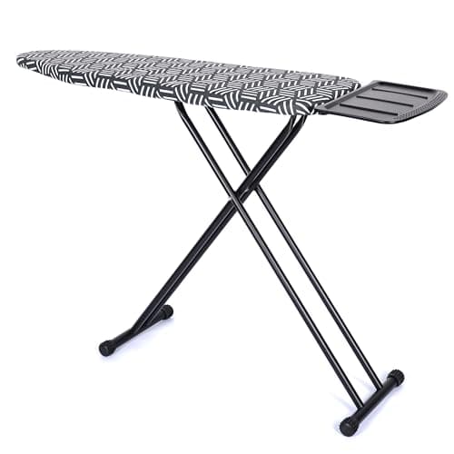 caius Ironing Board with Iron Rest, Ironing Area 43"x13" Heavy Duty, Easy to Fold 9