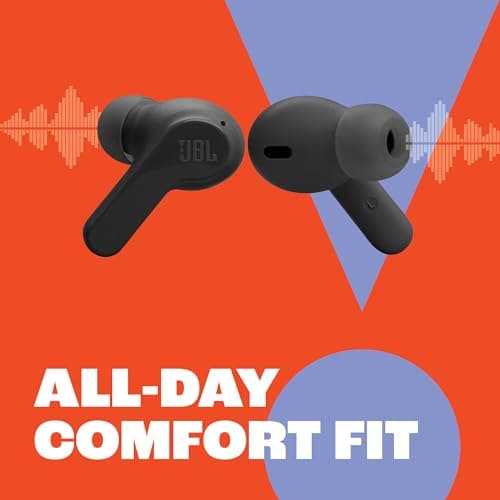 JBL Vibe Beam - True Wireless JBL Deep Bass Sound Earbuds, Bluetooth 5.2, Water & Dust Resistant, Hands-free call with VoiceAware, Up to 32 hours of battery life (Beige) 6