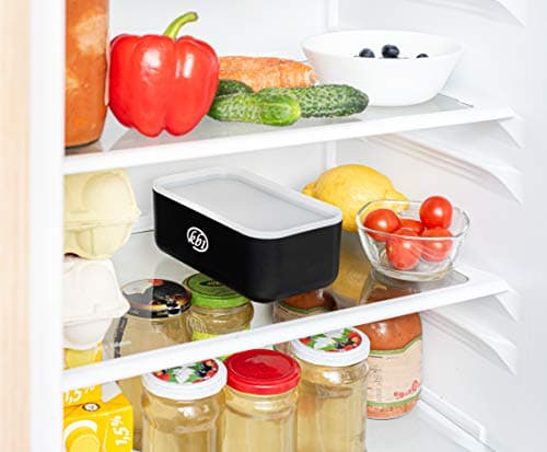 Cheese Grater with Container and Lid & Peeler Set - Vegetable Fruit Multi-Function Stainless Steel Kitchen Utensil Kit with Black Food Plastic Storage Stable Box - Hand Chopper Graters & Peelers 6