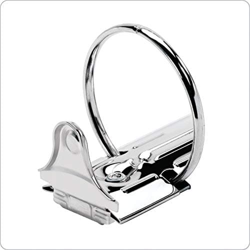 Cardinal 3 Ring Binders, Round Rings, Holds 350 Sheets, ClearVue Presentation View, Non-Stick, Assorted Colors (79550), 1.5 Inch (Pack of 4) 6