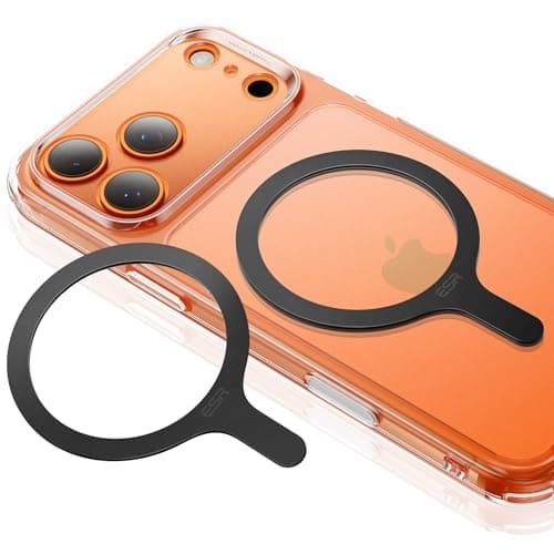 ESR for MagSafe Sticker, MagSafe Ring, 2 Pack Metal Ring for Phone case, Universal Wireless Charger Conversion Kit for iPhone 17/17e/16/16e/15/14/13/12/11, Samsung Galaxy, Google Pixel 10, Black