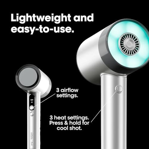 AirLight Pro Hair Dryer - Augmented with Infrared Light, Tested on All Hair Types, Fast Drying Without Damage 10