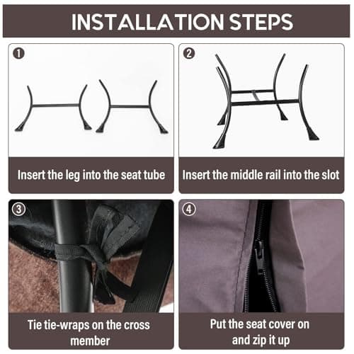 MBOOYOME Lazy Chair with Ottoman, Modern Accent Lounge Armchair with Armrests and a Side Pocket & Foldable Footstool, Leisure Reading Chair for Living Room, Bedroom, Dorm & Office, Dark Grey 6