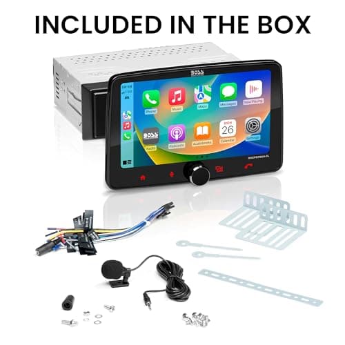 BOSS Audio Systems BVCP9700A-FL Single DIN Car Stereo Wireless Apple CarPlay, Android Auto, 7 Inch Touchscreen, Bluetooth, AM/FM Radio Receiver 6