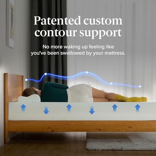 Zinus 10 Inch King Green Tea Memory Foam Mattress [New Version], Fiberglass Free, Medium Firm Feel, Zoned Pressure Relief, Certified Safe Foams & Fabric, Mattress in A Box 5