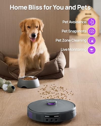 3i P10 Ultra Robot Vacuum and Mop Combo, 18,000 Pa Suction, Self-Emptying, Auto-Extending Edge Mopping, 140℉ Hot-Water Self-Cleaning, LiDAR Navigation, Automatic TangleCut for Pet Hair 9