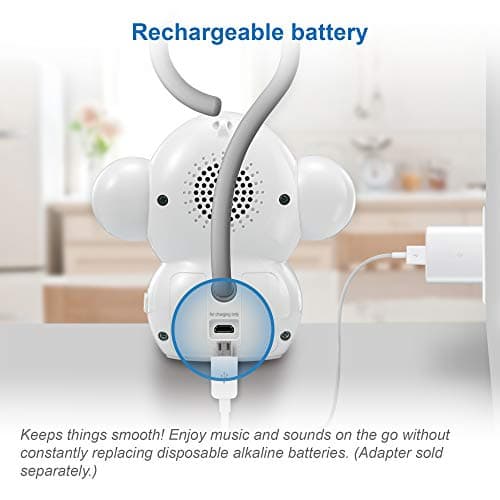 VTech Communications BC8211 Myla The Monkey Baby Sleep Soother with a White Noise Sound Machine Featuring 5 Soft Ambient Sounds, 5 Calming Melodies & Soft-Glow Night Light, 1 Count (Pack of 1) 10