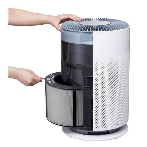LG PuriCare 360 Air Purifiers for Home, Large and Small Room, Bedroom, Up to 2,059 ft² in 1 Hr with NanoFiber True HEPA Filter, 360 Degrees of Filtration, WiFi, Air Quality Monitor, Low Noise 9
