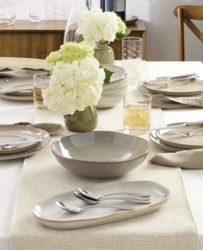 Oneida 897209 Organic Shades 2-Piece Serving Set, Oatmeal 8