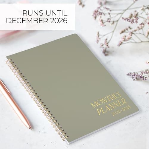 Beautiful 2025-2026 Monthly Planner and Calendar Book - To Do List Notebook That Easily Organizes Your Tasks to Boost Productivity - Runs From January 2025 Until December 2026 8