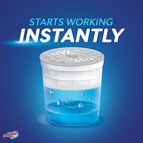 DampRid Refillable Moisture Absorber, 11 oz., 6-Pack – Fresh Scent Moisture Absorbers, 10% More Absorbing Power*, Eliminates Musty Odors for Fresher, Cleaner Air 6