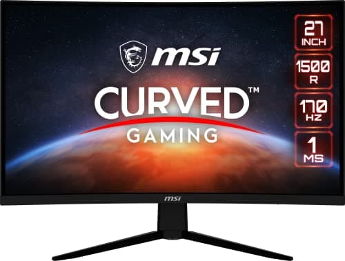 msi G273CQ, 27" Gaming Monitor, 2560 x 1440 (QHD), VA, 170Hz, FreeSync Premium, HDR Ready, HDMI, Displayport, Tilt