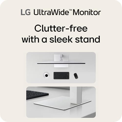 LG 34U530A-W 34-inch UltraWide WFHD (2560 x 1080) IPS Wide Computer Monitor, 100Hz, VESA DisplayHDR 400, HDMI, DisplayPort, USB Type-C, Tilt/Height/Swivel Stand, White 8