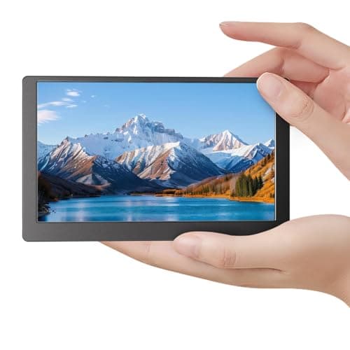 SCXryllexa 5 Inch Monitor Screen Display, IPS Small Hdmi Monitor, 800x480 Mini LCD Screen Portable Display Monitor, HDMI-Compatible Module for Raspberry pi 3/3B/3B+/4/4B Orange pi Banana pi Mini PC