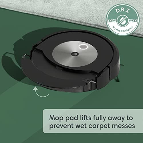 Refurbished iRobot Roomba Combo J7+ Paired with Alexa or Google Assistant Robot Vacuum and Mop 6