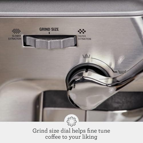 Breville Barista Express Impress Espresso Machine BES876BSS, Brushed Stainless Steel 5