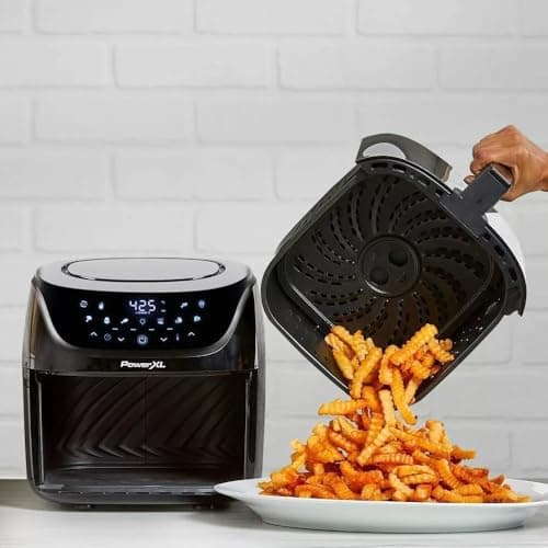 Power-XL Vortex Pro Air Fryer 8 Quart, 1700W, Nonstick Coating, Dishwasher-Safe, Built-in Food Dehydrator, Automatic ShutOff, LED Touchscreen, 10 Presets, XL Kitchen Appliances.. 7