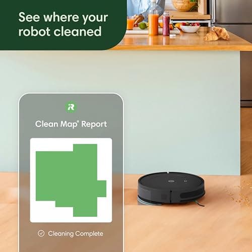 iRobot Roomba Robot Vacuum and Mop Combo (Y0140) - Vacuums & mops, Easy to use, Power-Lifting Suction, Multi-Surface Floors, Smart Navigation, Cleans in Neat Rows, Self-Charging, Bagless, Space-Saving 9