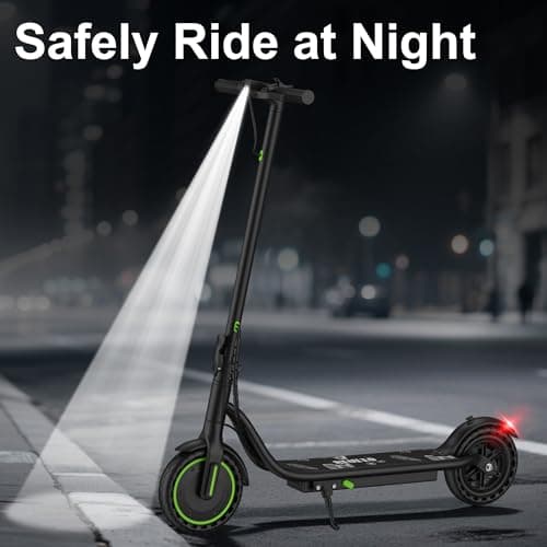 Electric Scooter for Adults, Teens & Big Kids, 350W Motor, 19Mph Top Speed, 15Miles Max Range, 8.5" Solid Tires, Portable Lightweight E-Scooter 5