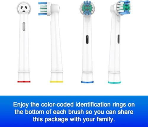 Replacement Toothbrush Heads Compatible with Oral B Braun,8 Pack Professional Electric Brush Heads for Oral B Replacement Heads Refill Pro 500/1000/1500/3000/3757/5000/7000/7500/8000 7