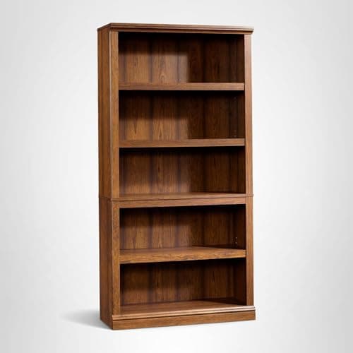 Sauder Miscellaneous Storage 5-Shelf Bookcase/ Book shelf, Washington Cherry finish 9