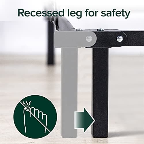 Zinus Michelle Compack 9-Leg Support Bed Frame, for Box Spring and Mattress Set, Queen, Black (AZ-SBF-07Q) 6