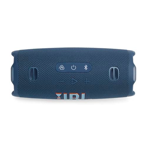 JBL Charge 6 - Portable Waterproof & Drop-Proof Bluetooth Speaker, Bold JBL Pro Sound with AI Sound Boost, 28Hrs of Playtime, Built-in powerbank & Comes with a Sturdy/Removable Carrying Strap (Blue) 9
