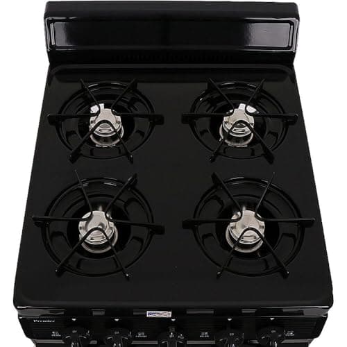 SAK100BP ADA Compliant Black 20 Electronic Spark Gas Range with 2.4 Cu. Ft. Capacity Four Open Burners Lift Up Top 4 Porcelain Backguard and 17 000 BTU Oven Burner For Natural or L.P. Gas 4