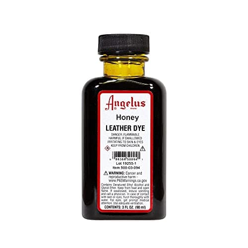 Angelus Leather Dye, 3 oz, Honey
