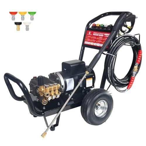 Canpump Electrojet CR5000: 2500 psi, 2.9 US gpm, 5 hp Electric Pressure Washer 240 V, Total Stop System