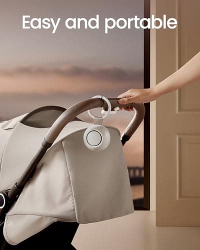 CHICWAY 2026 Mom's Choice Awards, Portable Sound Machine for Baby Adult, AI Cry Detection, 18 Soothing Sound, Bluetooth Rechargeable White Noise Machine for Home Office Travel, Nursery Light, Gray 7