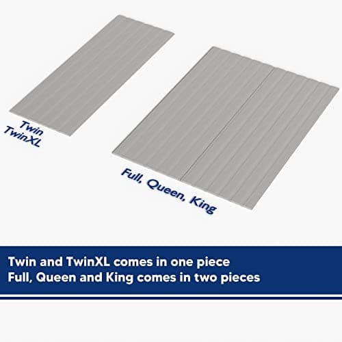 Greaton, 0.75-Inch Heavy Duty Vertical Wooden Bunkie Board/Bed Slats, Queen, Grey 5