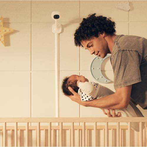 Nanit Nursery Bundle Smart Baby Monitor with Wall Mount – 1080p HD Wi-Fi Camera, Sensor-Free Breathing Monitoring, Sleep Tracking, Two-Way Audio, Night Vision, Motion & Cry Notifications, White 6