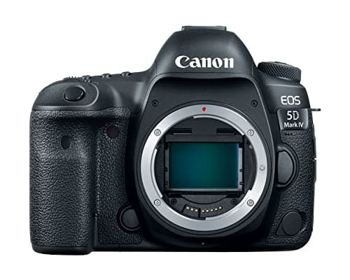 Canon EOS 5D Mark IV Digital SLR Camera (Body Only), Full-Frame DSLR Camera, 30.4 Megapixel CMOS Sensor, 4K Video, Content Creator Camera, EF Mount, Black
