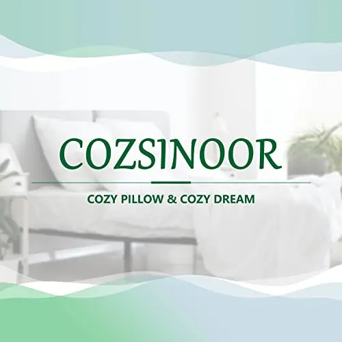 COZSINOOR Queen Size Cooling Bed Pillows for Sleeping: Hotel Quality, Set of 2 - Down Alternative Microfiber Filled for Back, Stomach, Side Sleepers, Breathable, and Skin-Friendly 7